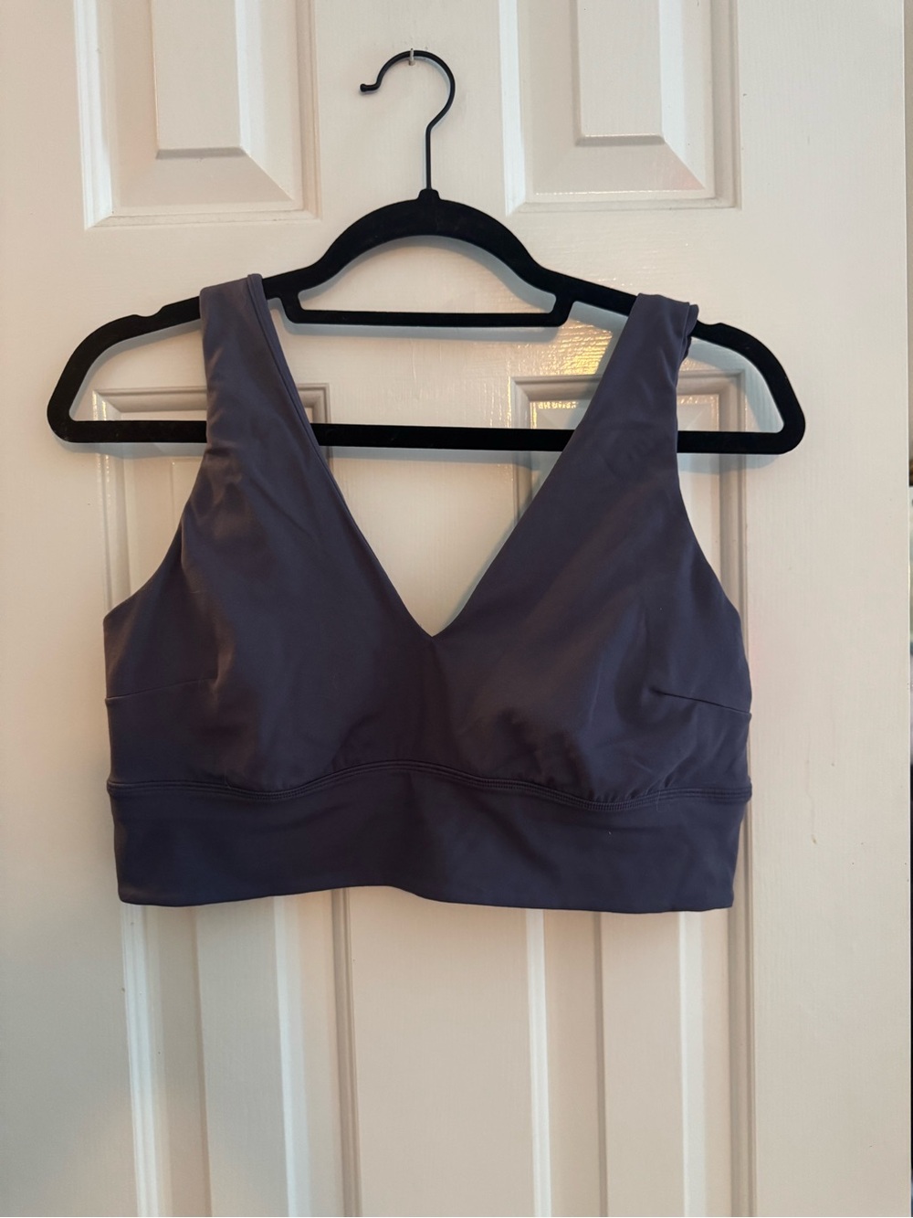 Lululemon Align™ V-Neck Bra Light Support, C/D Cup Nightfall Size 14